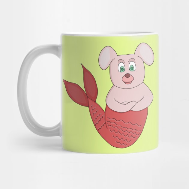 Merdog Merdawg Merman Fish Dog by DiegoCarvalho